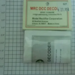 MRC AD321 HO/G DCC Decoders-No Sound 3 Amp, 4 Digit Addressing,128 Speed - Your Source for Gaming Essentials* Trains