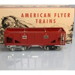 MTH 11-30090 American Flyer Lines Red 4006 Hopper Car - Your Source for Gaming Essentials* Trains