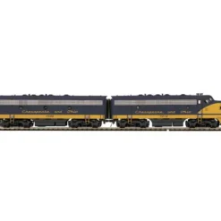 MTH 80-2108-1 Chesapeake & Ohio HO Scale F7 A/B w/PS3, C&O - Your Source for Gaming Essentials* Trains