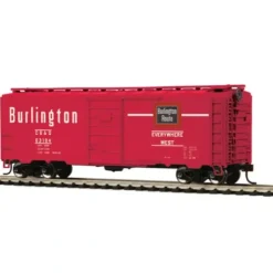 MTH 85-74083 Chicago, Burlington & Quincy HO Scale 40 PS-1 Boxcar #63194 - Your Source for Gaming Essentials* Trains