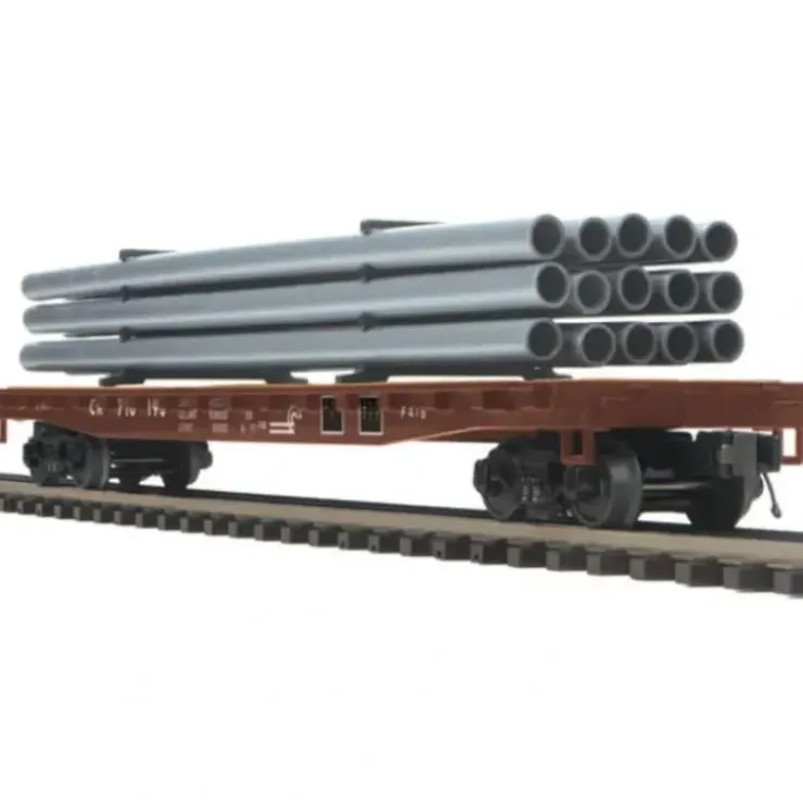 MTH 20-98840 CR FLAT CAR W/PIPE LOAD - Your Source for Gaming Essentials* Trains