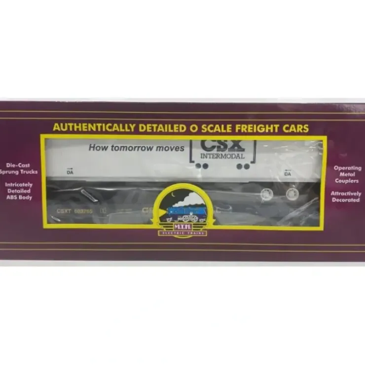 MTH 20-98929 CSX Flat Car w/48' CSX Trailer - Your Source for Gaming Essentials* Trains