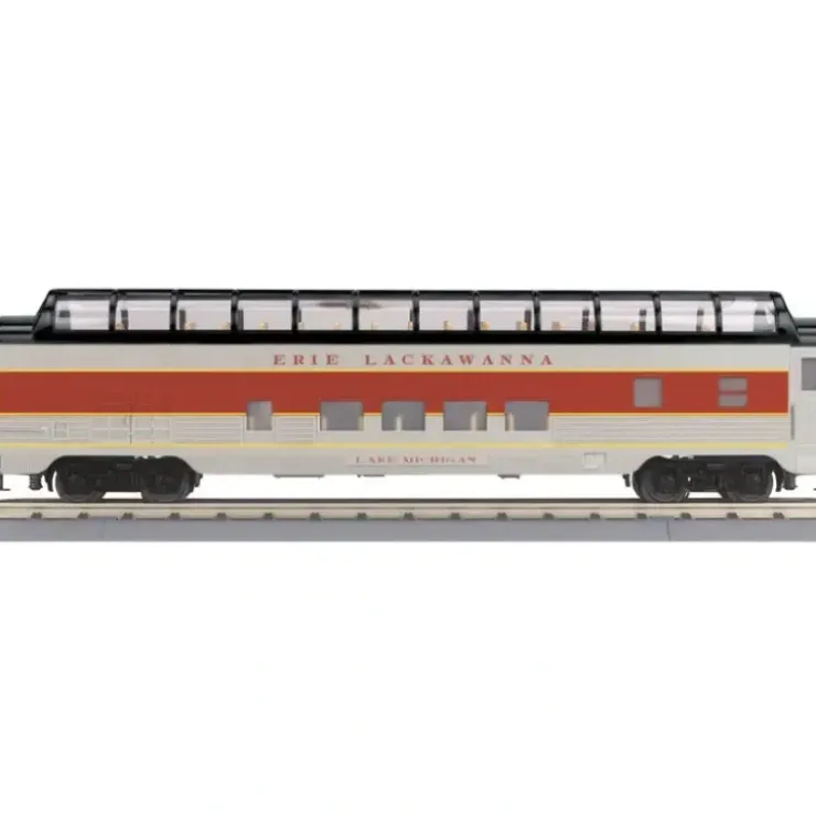 MTH 30-67641 Erie Lackawanna 60' Streamlined Vista Dome "Lake Michigan" - Your Source for Gaming Essentials* Trains