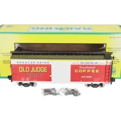 MTH 70-74008 G Scale Old Judge Coffee 40' Boxcar #30099 LN/Box - Your Source for Gaming Essentials* Trains