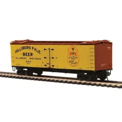 MTH 80-94039 Hillsboro Pale Beer HO Scale R40-2 Woodside Reefer Car - Your Source for Gaming Essentials* Trains