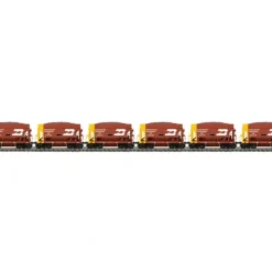 MTH 80-90037 HO Burlington Northern Ore Car w/ Side Ext. & Load RTR (Pack of 6) - Your Source for Gaming Essentials* Trains