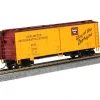 MTH 85-78029 HO Burlington 40'' Steel Sided Reefer Car #74220 - Your Source for Gaming Essentials* Trains