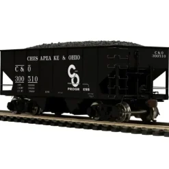 MTH 80-97046 HO C&O USRA 55t 2-Bay Hopper #300510 - Your Source for Gaming Essentials* Trains