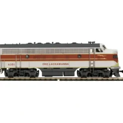MTH 80-2124-0 HO Erie Lackawanna F-7 A Unit Diesel Locomotive (DCC Ready) #6351 - Your Source for Gaming Essentials
