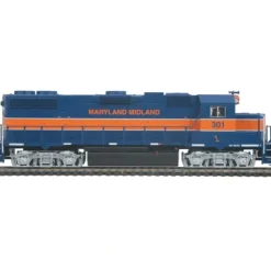 MTH 85-2025-1 HO Maryland Midland GP38-2 Diesel Engine with Proto-Sound 3 #301 - Your Source for Gaming Essentials* Trains