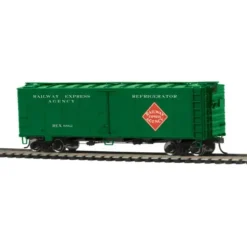 MTH 85-78014 HO Railway Express Agency 40'' Steel Reefer #6862 - Your Source for Gaming Essentials* Trains