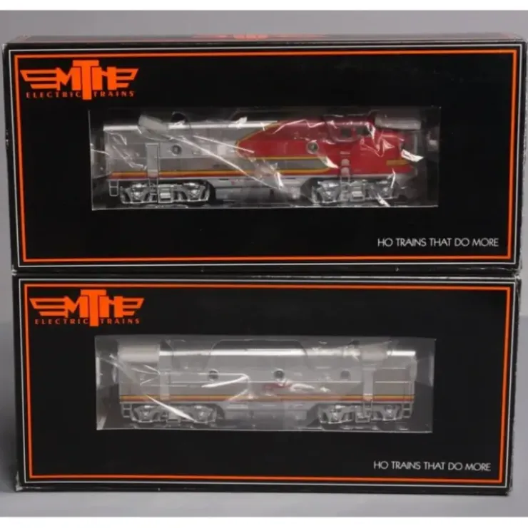 MTH 80-2185-1 HO Santa Fe F-3 A/B Diesel Locomotive Set with PS 3.0 (Set of 2) - Your Source for Gaming Essentials* Trains