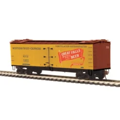 MTH 80-94016 HO Scale MTH HO R40-2 Woodside Reefer Car #63253 - Your Source for Gaming Essentials* Trains