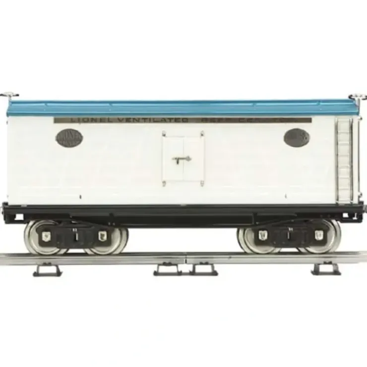 MTH 11-30008 Lionel Std. Gauge No. 214R White & Blue Refrigerator Car - Your Source for Gaming Essentials* Trains