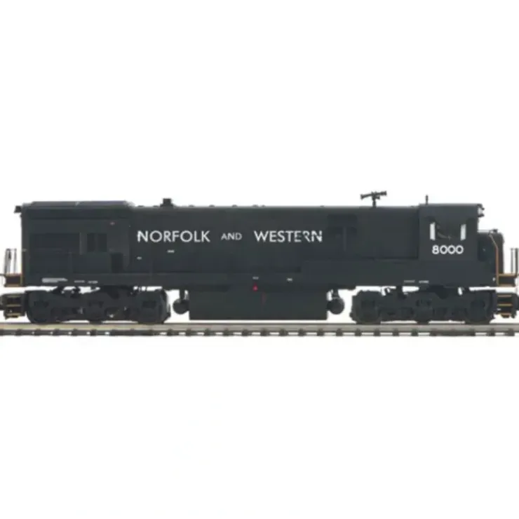 MTH 20-20367-1 Norfolk & Western GE U30C Diesel Engine w/P-S 3.0 #8000 - Your Source for Gaming Essentials* Trains