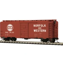 MTH 85-74115 Norfolk & Western HO Scale 40' Boxcar #385350 - Your Source for Gaming Essentials* Trains