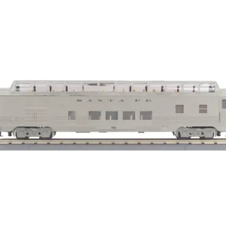 MTH 30-67653 O-27 Atchison Topeka Santa Fe 60' Streamline Full Vista Dome - Your Source for Gaming Essentials* Trains