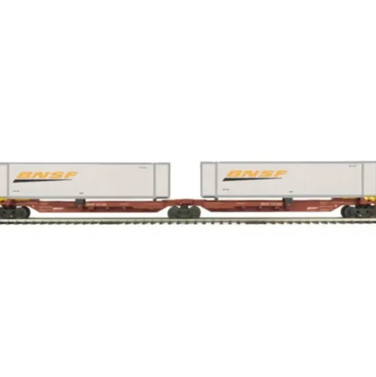 MTH 20-95103 O BNSF Spine Car Set with 2 48' Containers (Set of 2) - Your Source for Gaming Essentials* Trains