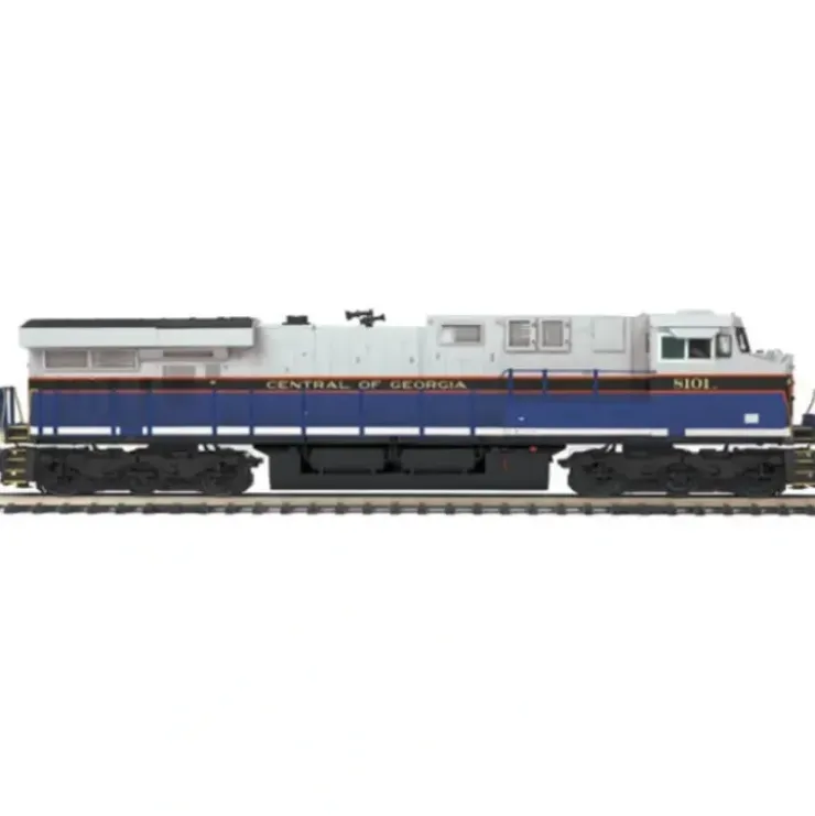 MTH 20-20277-1 O Central of Georgia NS Heritage ES44AC w/PS 3.0 #8101 (Hi-Rail) - Your Source for Gaming Essentials* Trains