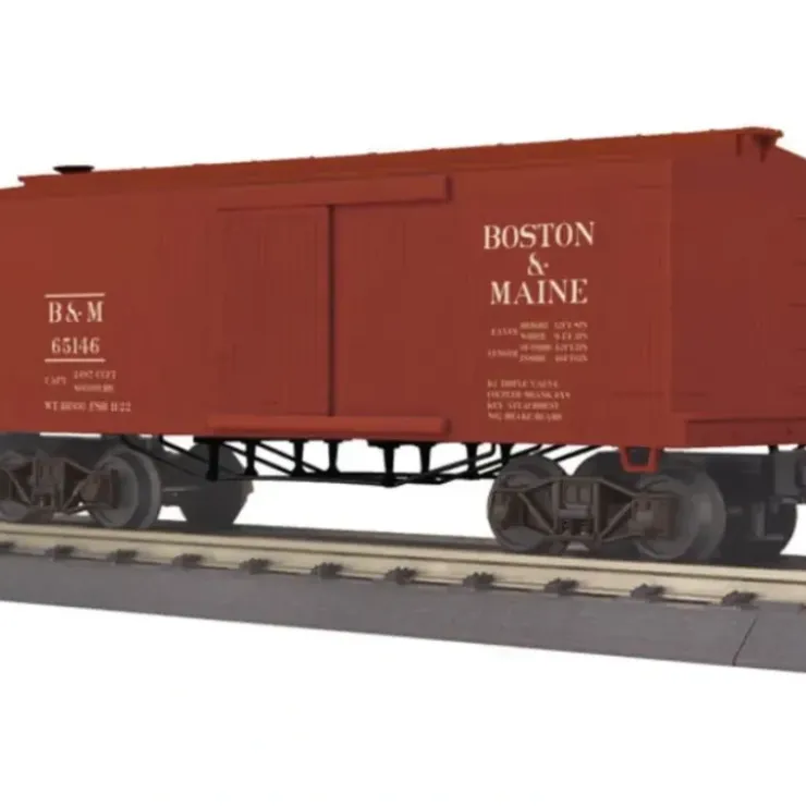 MTH 30-74707 O Gauge Boston & Maine 34' 19th Century Boxcar - Your Source for Gaming Essentials* Trains
