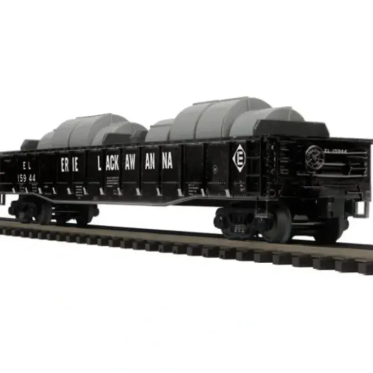 MTH 20-98959 O Gauge Erie Lackawanna Gondola Car #15944 w/Coil Steel Load - Your Source for Gaming Essentials* Trains