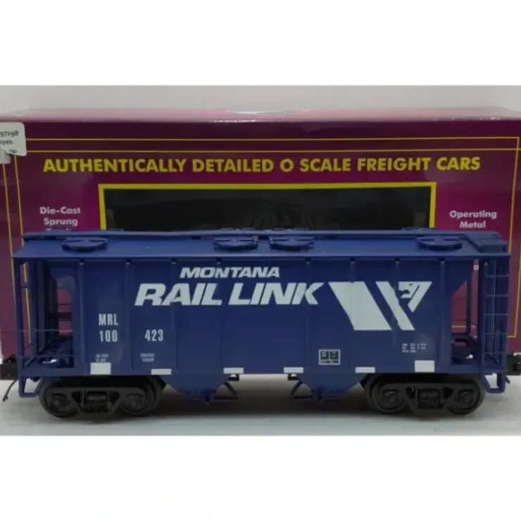 MTH 20-97298 O Gauge Montana Rail Link PS-2 Covered Hopper #100423 - Your Source for Gaming Essentials* Trains