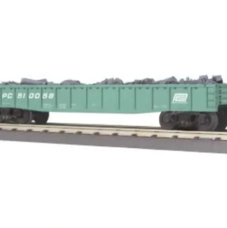 MTH 30-72120 O Gauge Penn Central Gondola #510058 with Junk Load - Your Source for Gaming Essentials* Trains