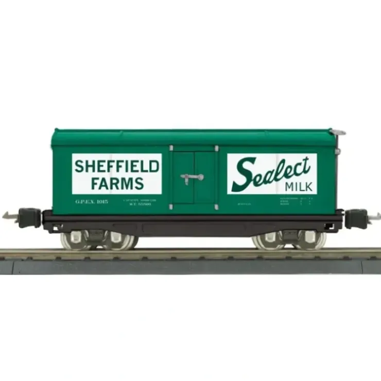 MTH 11-70066 O Gauge #2814R Tinplate Sheffield Farms Refrigerator Car - Your Source for Gaming Essentials* Trains