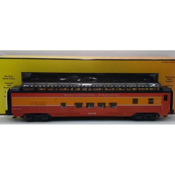 MTH 30-6726 O Gauge Southern Pacific 60' Streamlined Full Length Visa Dome #3605 NIB - Your Source for Gaming Essentials* Trains