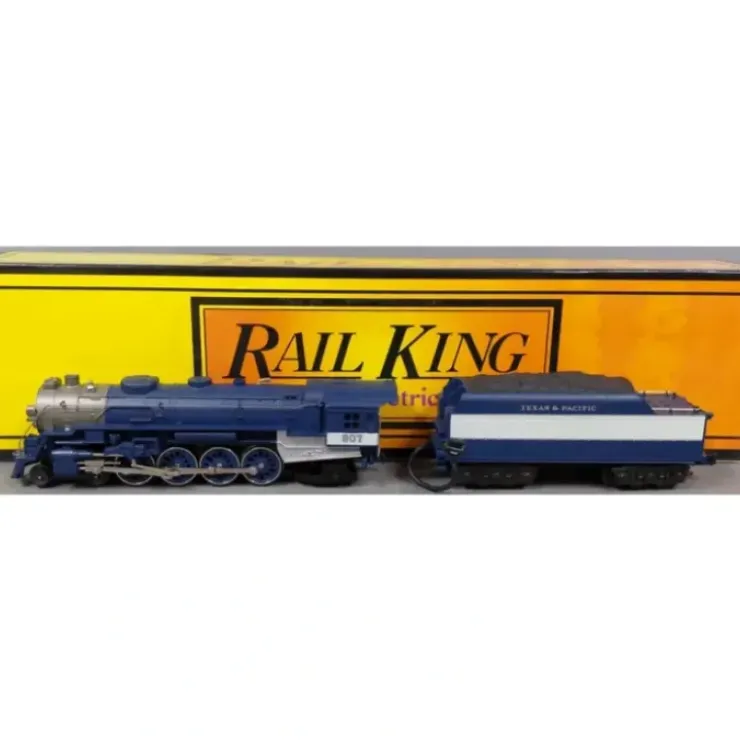 MTH 30-1114-1 O Gauge T&P 4-8-2 L-3 Mohawk Steam Locomotive w/PS1 #907 VG/Box - Your Source for Gaming Essentials* Trains