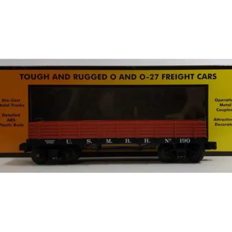 MTH 30-72085 O Gauge U.S. Military Railroad 19th Century Gondola Car #190 - Your Source for Gaming Essentials* Trains