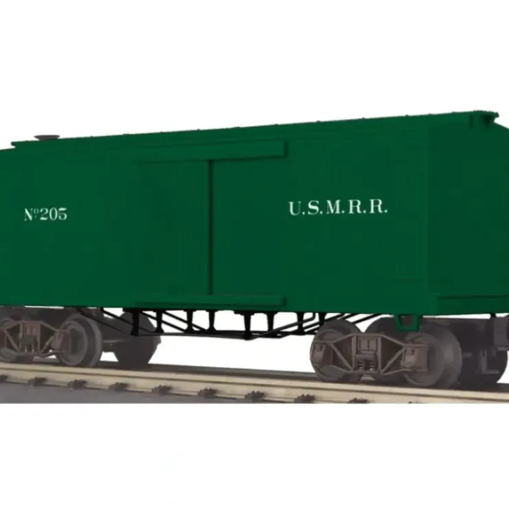 MTH 30-74667 O Gauge US Military Railroad 19th Century 34' Boxcar #205 - Your Source for Gaming Essentials* Trains