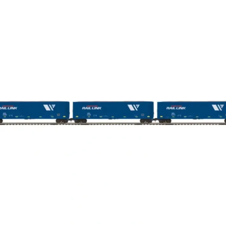 MTH 20-92025 O Montana Rail Link Wood Chip Hopper Car Set (Set of 3) - Your Source for Gaming Essentials* Trains