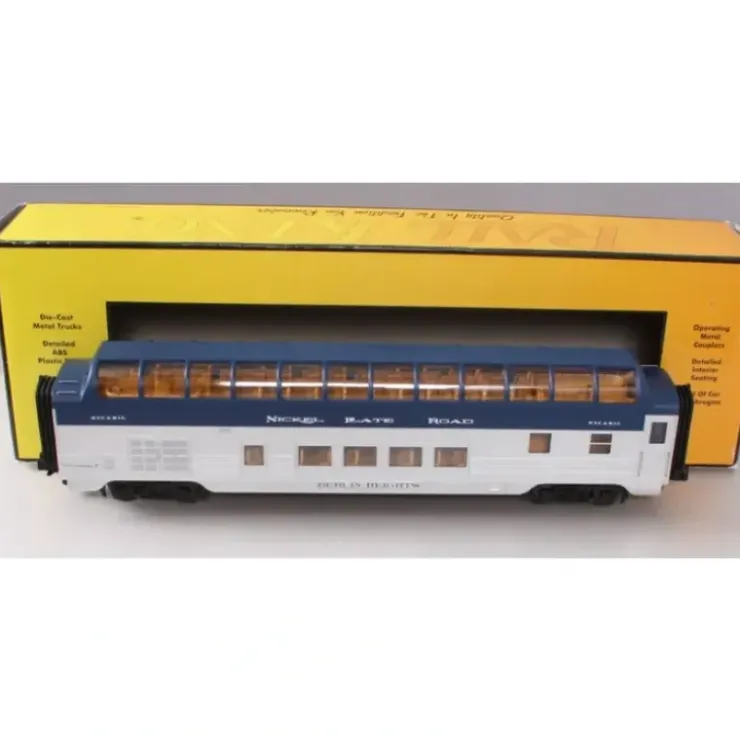 MTH 30-67808 O Nickel Plate Road 60' Streamline Full Vista Dome - Your Source for Gaming Essentials* Trains
