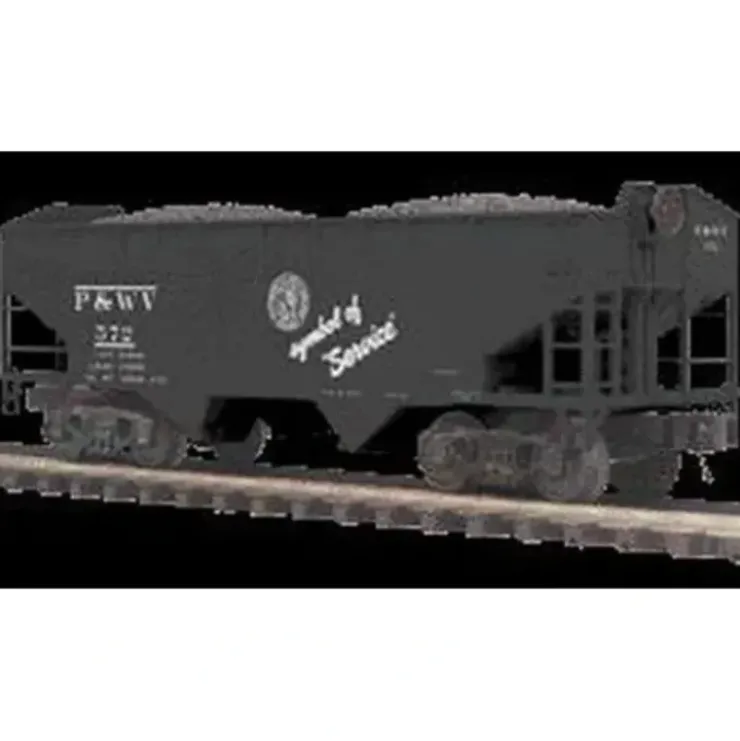 MTH 20-97735 O Pittsburgh/West Virginia 2-Bay Offset Hopper Car Set (Set of 2) - Your Source for Gaming Essentials* Trains