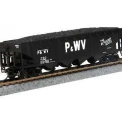 MTH 85-75030 Pittsburgh & West Virginia HO Scale 70t Quad Hopper #280 - Your Source for Gaming Essentials* Trains