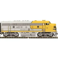 MTH 80-2115-1 Santa Fe HO Scale F-7 A -Unit W/ Proto Sound - Your Source for Gaming Essentials* Trains