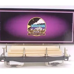 MTH 10-1072 Standard Gauge 211 Black Tinplate Flat Car with Load - Your Source for Gaming Essentials* Trains