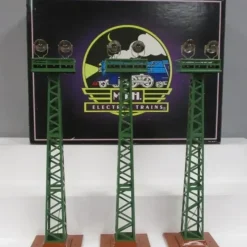 MTH 10-1044 Standard Gauge Flood Light Tower in Terra Cotta & Green #92 - Your Source for Gaming Essentials* Trains