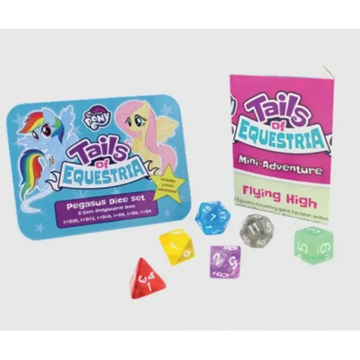 Dice>My Little Pony Tails of Equestria Dice Set - Pegasus - Your Source for Gaming Essentials