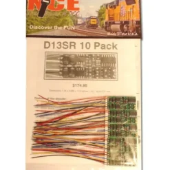 NCE 0121 HO D13SR DCC Decoder, Wired 4-Function 1A - Your Source for Gaming Essentials* Trains