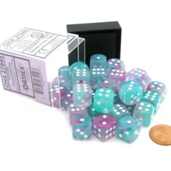 Dice>Nebula 12mm D6 Dice Block (36 Dice) - Wisteria with White Pips - Your Source for Gaming Essentials