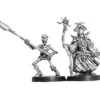 Tabletop Miniatures>Necromancer and Skeletal Guardian #01-233 Classic Ral Partha Fantasy RPG Metal - Your Source for Gaming Essentials