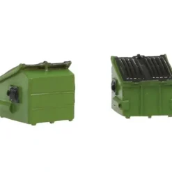 NJ International 6621 N Trash 8 Yard Standard Container W/Fixed Lid (Pack of 2) - Your Source for Gaming Essentials* Trains