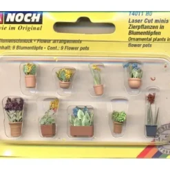 Noch 14011 Assrtd Flower Pots #1 9/ - Your Source for Gaming Essentials* Trains