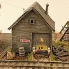 Northeastern Scale Models 30004 N Motor Car Shed Kit - Your Source for Gaming Essentials* Trains