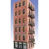 OGR 942 O Ameri-Towne: Midtown Hotel 6-Story Building Kit - Your Source for Gaming Essentials* Trains