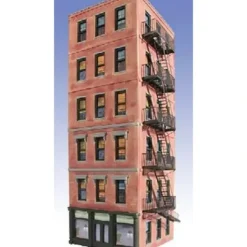 OGR 942 O Ameri-Towne: Midtown Hotel 6-Story Building Kit - Your Source for Gaming Essentials* Trains