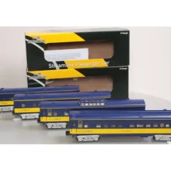 O-Line 211A Alaska Streamliner Passenger Car (Set of 4) - Your Source for Gaming Essentials* Trains