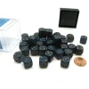 Dice>Opaque 12mm D6 Chessex Dice Block (36 Die) - Dusty Blue with Copper Pips - Your Source for Gaming Essentials